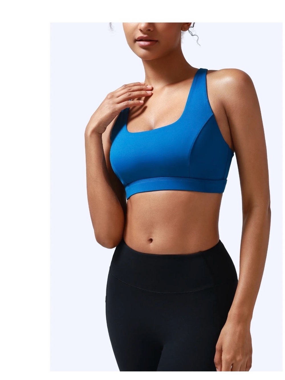 RUNNING GIRL XXL  Medium Support Sports Cross Back Workout Bra Removable Pads
